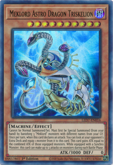 Meklord Astro Dragon Triskelion [LED7-EN016] Ultra Rare | Rock City Comics