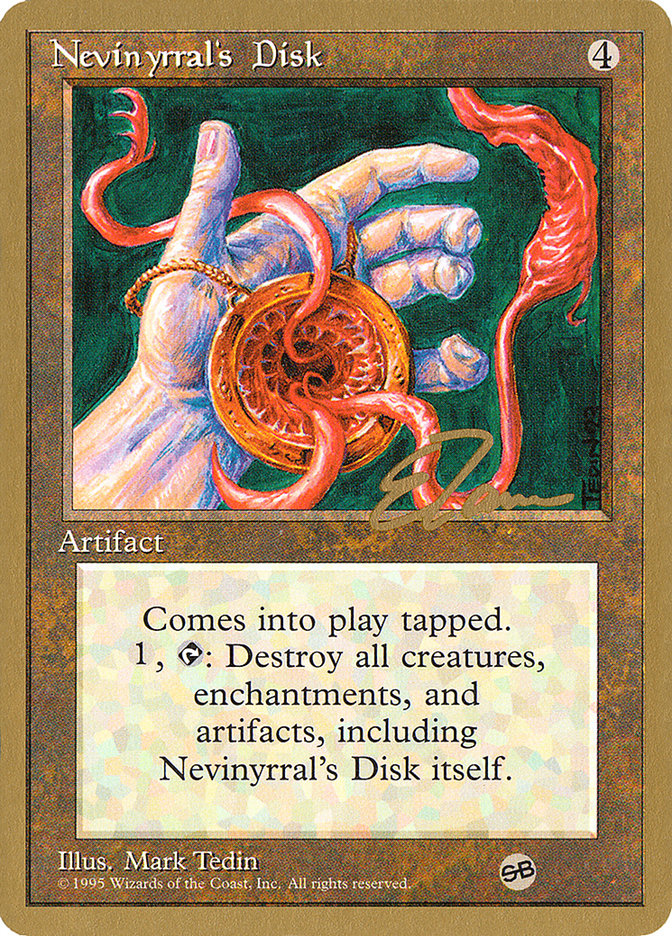 Nevinyrral's Disk (Eric Tam) (SB) [Pro Tour Collector Set] | Rock City Comics