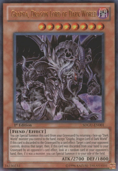 Grapha, Dragon Lord of Dark World [SDGU-EN001] Ultra Rare | Rock City Comics