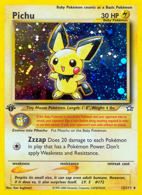 Pichu (12/111) [Neo Genesis 1st Edition] | Rock City Comics