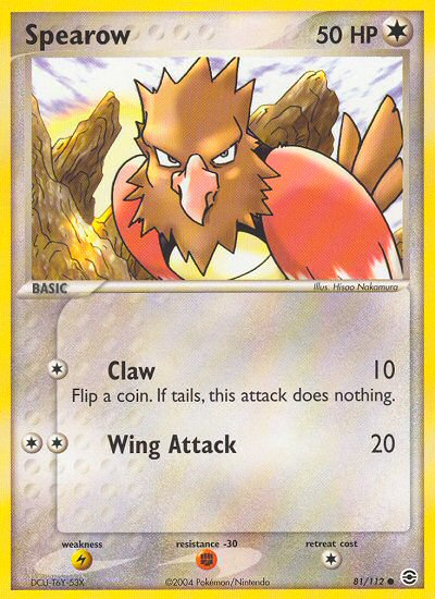 Spearow (81/112) [EX: FireRed & LeafGreen] | Rock City Comics