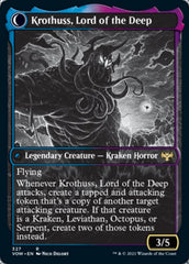 Runo Stromkirk // Krothuss, Lord of the Deep (Showcase Eternal Night) [Innistrad: Crimson Vow] | Rock City Comics