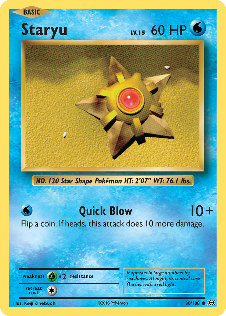 Staryu (30/108) [XY: Evolutions] | Rock City Comics