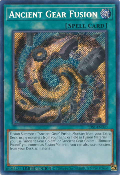 Ancient Gear Fusion [LDS1-EN090] Secret Rare | Rock City Comics