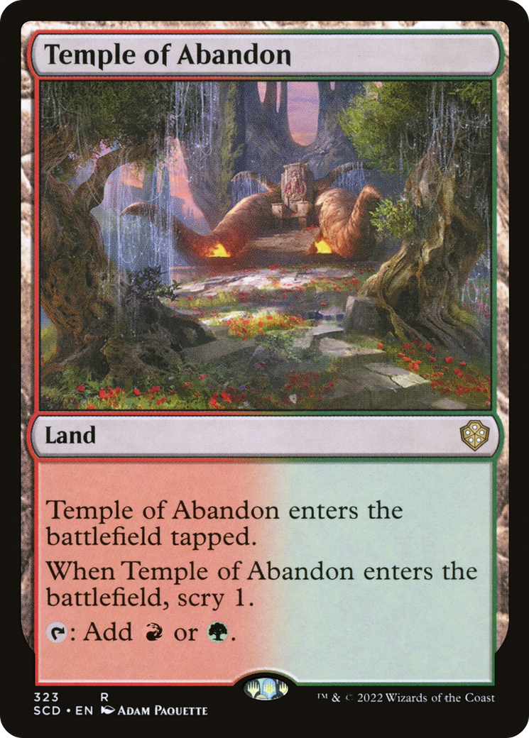 Temple of Abandon [Starter Commander Decks] | Rock City Comics