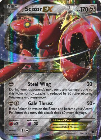 Scizor EX (76/122) (Jumbo Card) [XY: BREAKpoint] | Rock City Comics