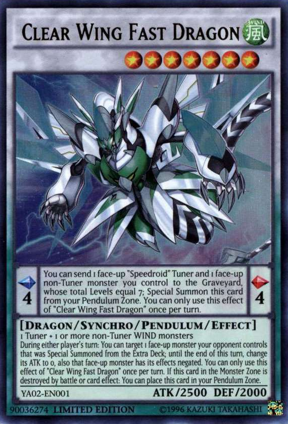 Clear Wing Fast Dragon [YA02-EN001] Ultra Rare | Rock City Comics