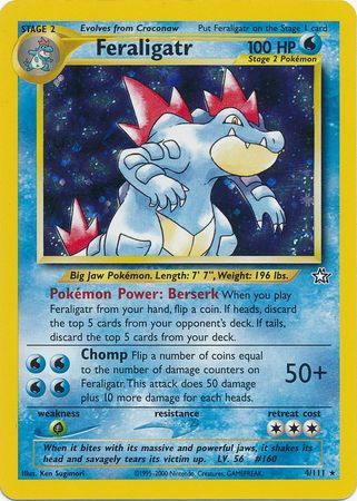 Feraligatr (4/111) [Neo Genesis Unlimited] | Rock City Comics