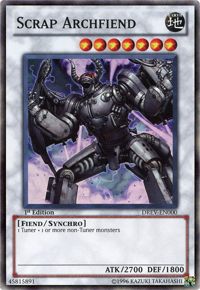 Scrap Archfiend [DREV-EN000] Super Rare | Rock City Comics