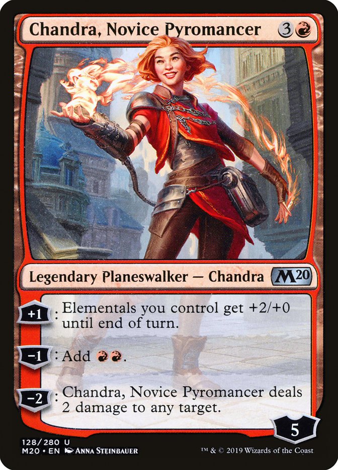 Chandra, Novice Pyromancer [Core Set 2020] | Rock City Comics