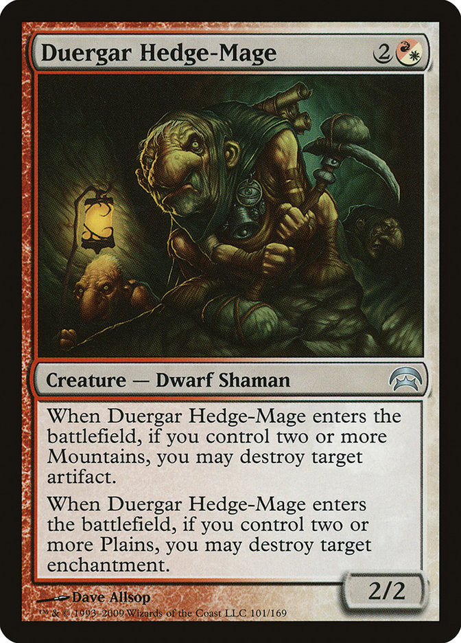 Duergar Hedge-Mage [Planechase] | Rock City Comics