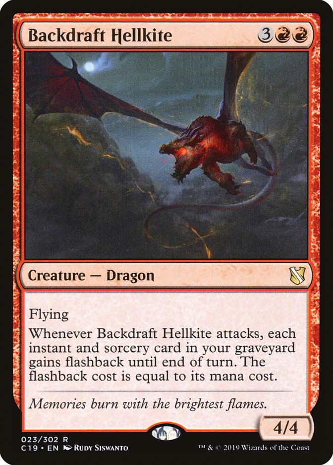 Backdraft Hellkite [Commander 2019] | Rock City Comics