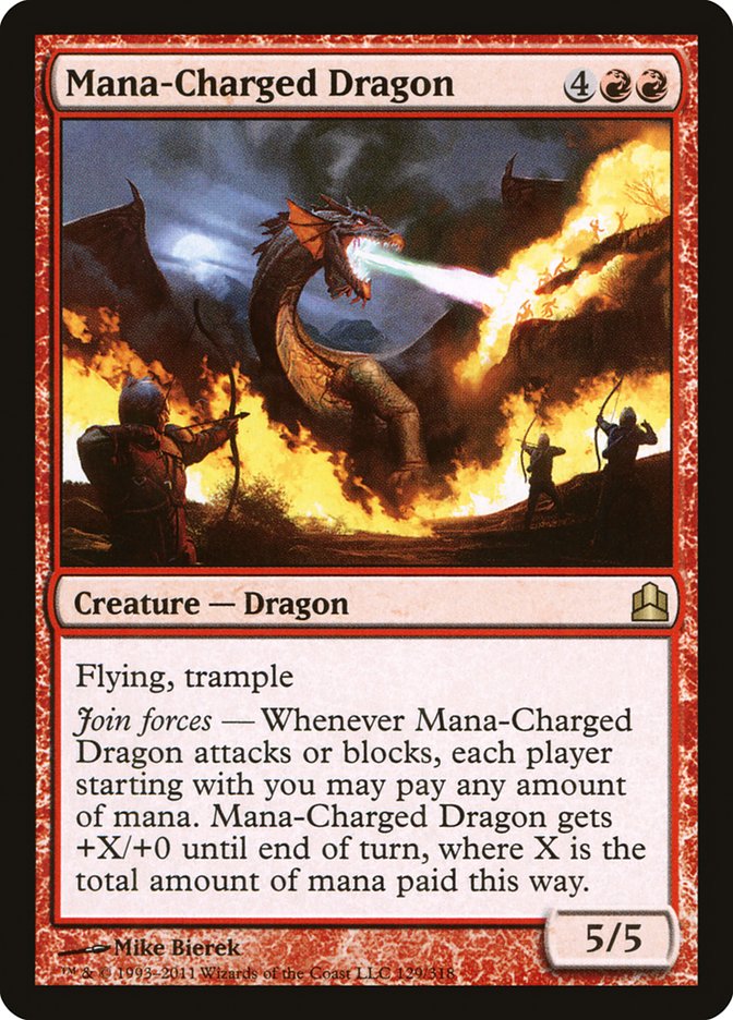 Mana-Charged Dragon [Commander 2011] | Rock City Comics