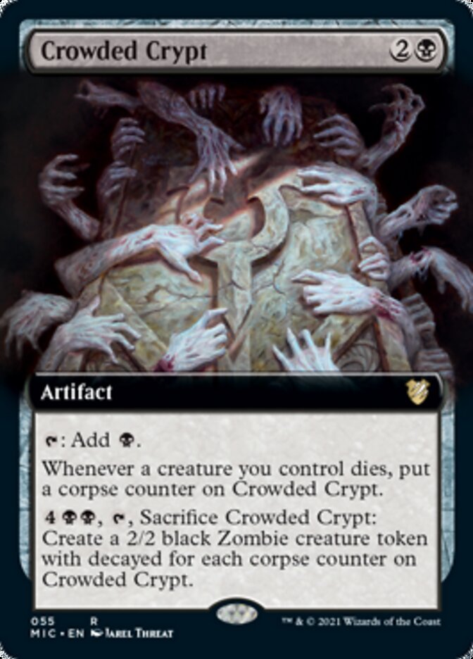 Crowded Crypt (Extended) [Innistrad: Midnight Hunt Commander] | Rock City Comics