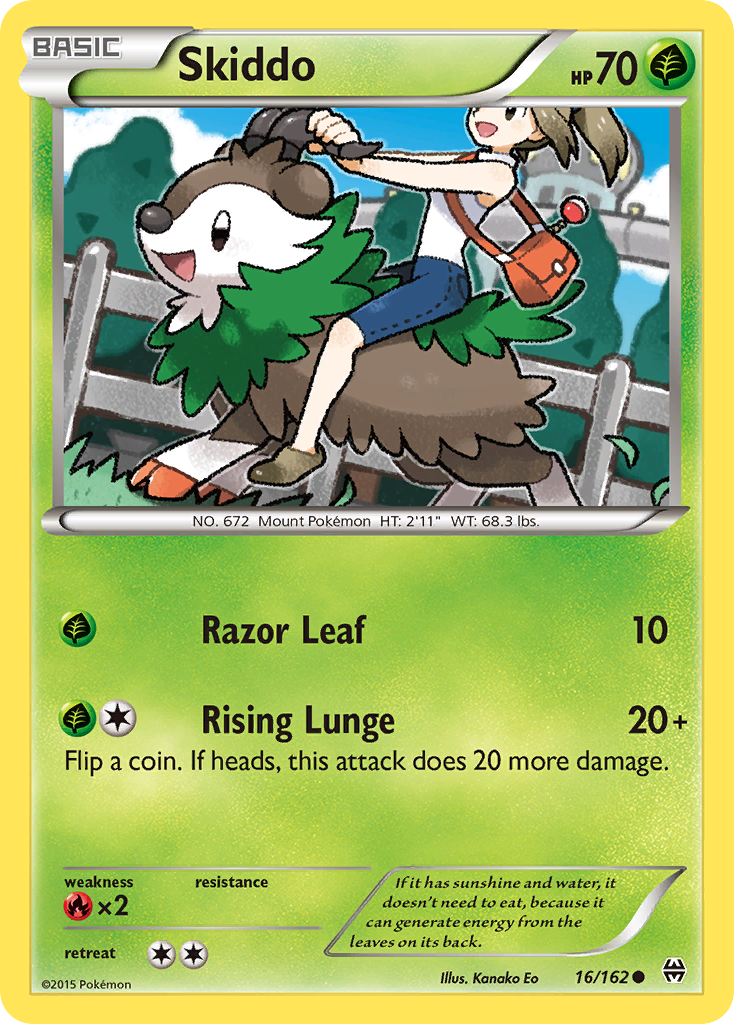 Skiddo (16/162) [XY: BREAKthrough] | Rock City Comics