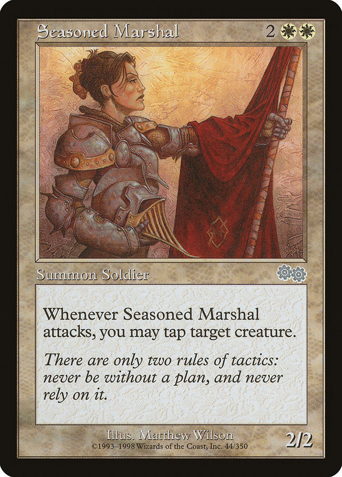Seasoned Marshal [Urza's Saga] | Rock City Comics