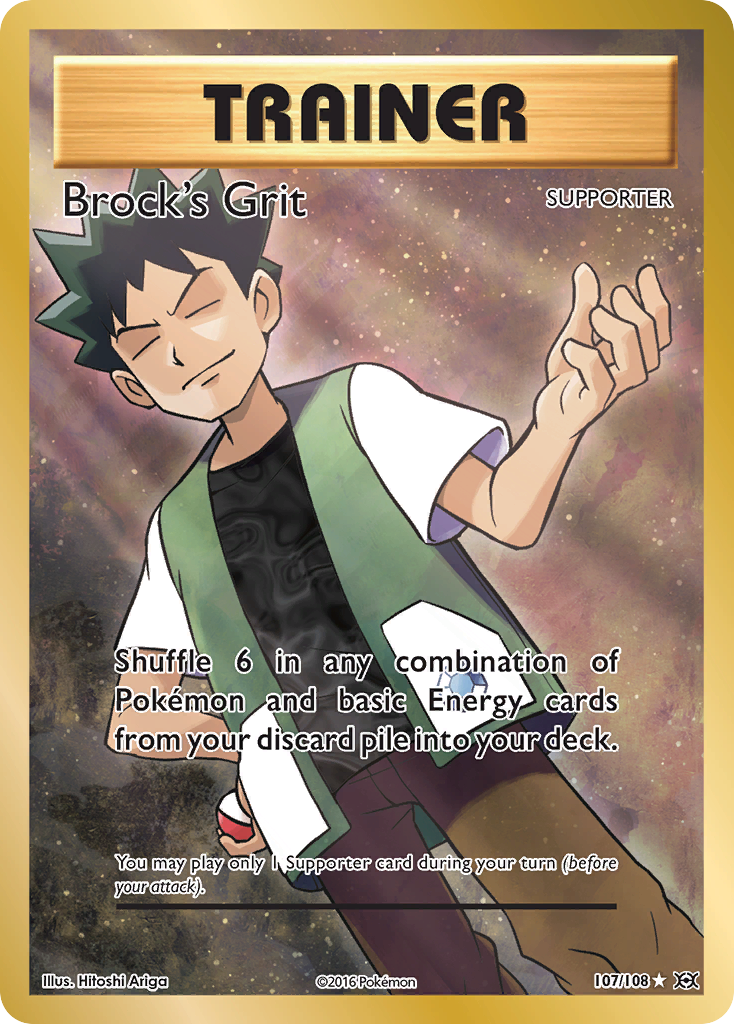 Brock's Grit (107/108) [XY: Evolutions] | Rock City Comics