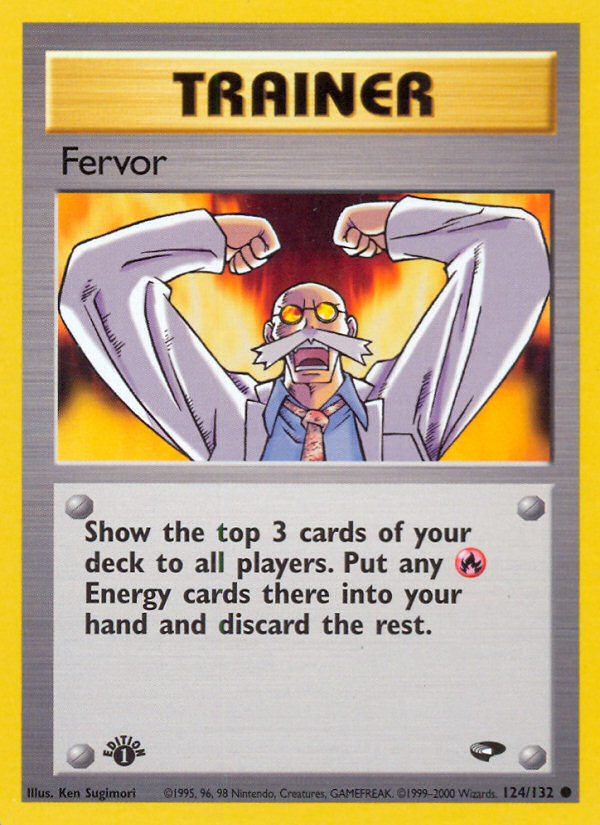 Fervor (124/132) [Gym Challenge 1st Edition] | Rock City Comics