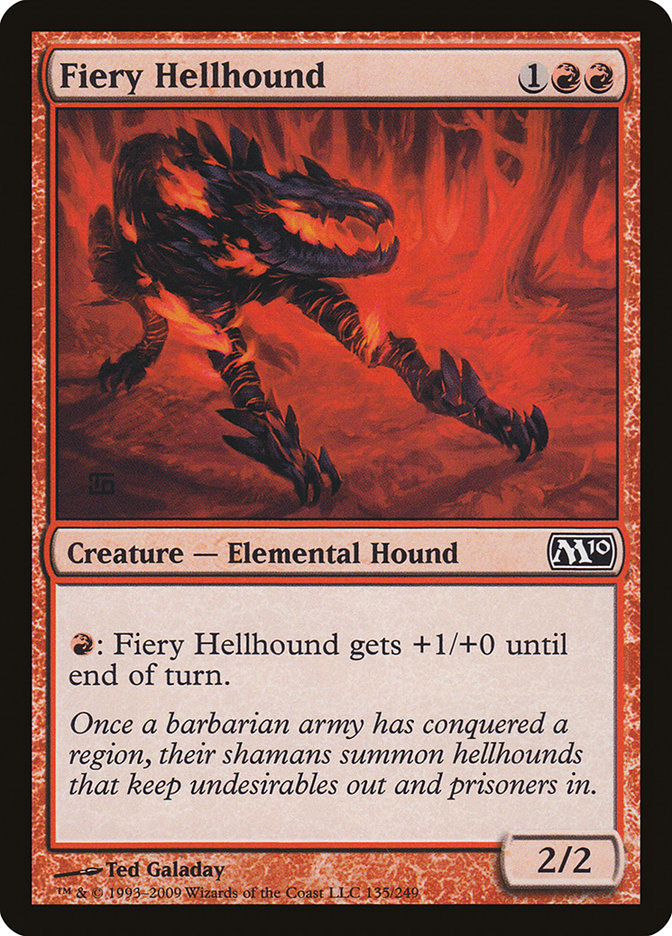 Fiery Hellhound [Magic 2010] | Rock City Comics