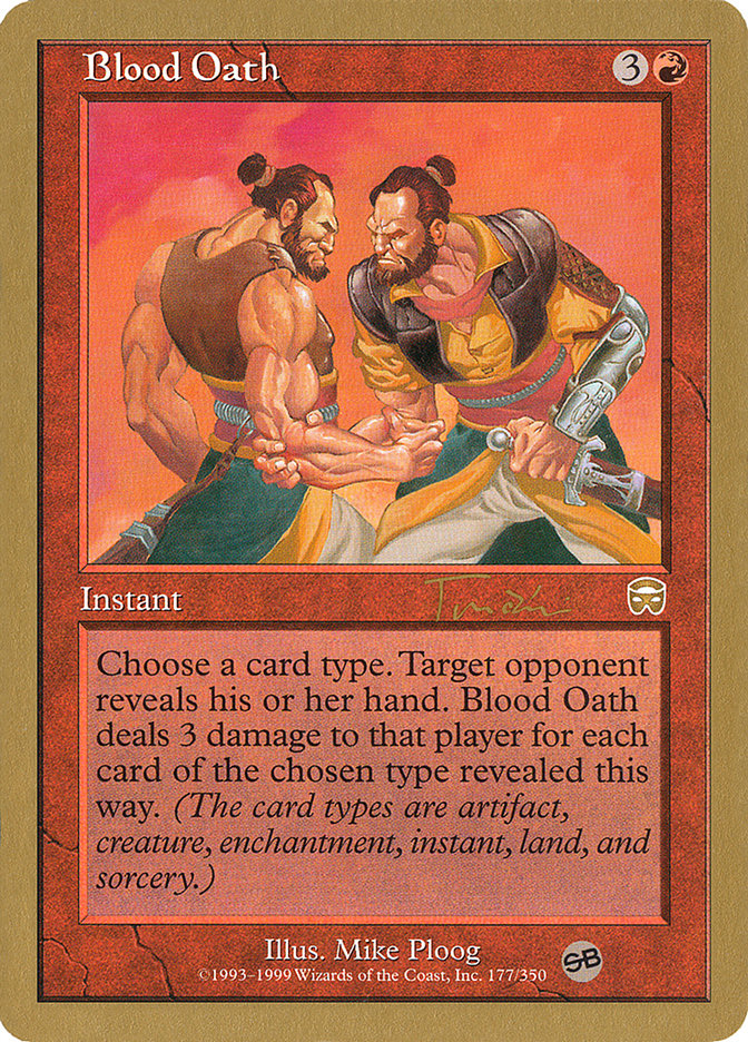 Blood Oath (Jan Tomcani) (SB) [World Championship Decks 2001] | Rock City Comics