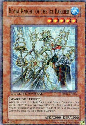 Royal Knight of the Ice Barrier [DT01-EN065] Super Rare | Rock City Comics