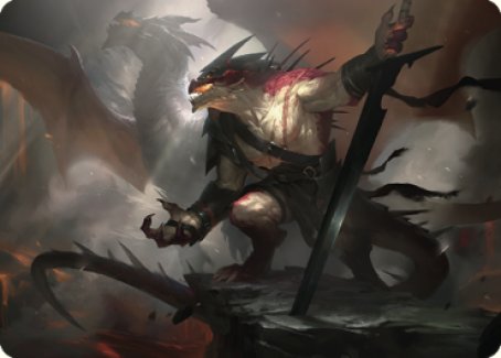 Rivaz of the Claw Art Card [Dominaria United Art Series] | Rock City Comics
