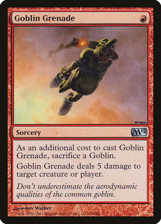 Goblin Grenade [Magic 2012] | Rock City Comics