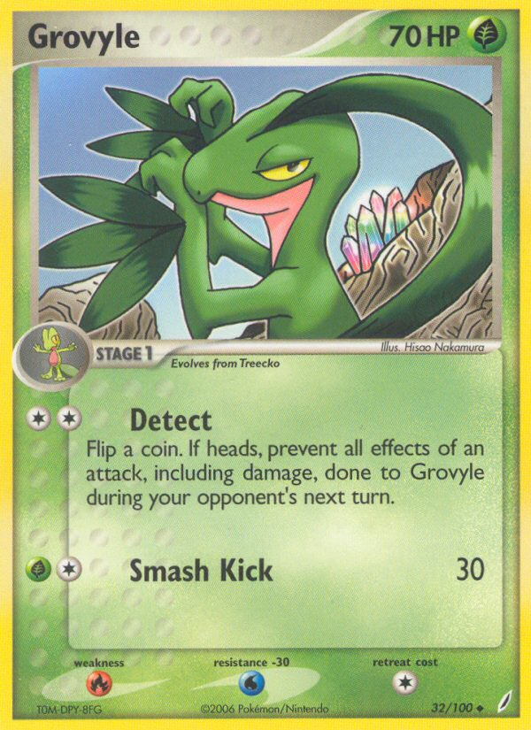 Grovyle (32/100) [EX: Crystal Guardians] | Rock City Comics