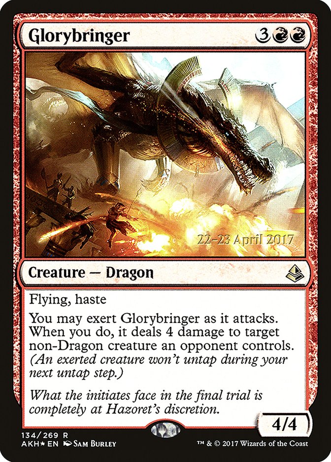 Glorybringer  [Amonkhet Prerelease Promos] | Rock City Comics