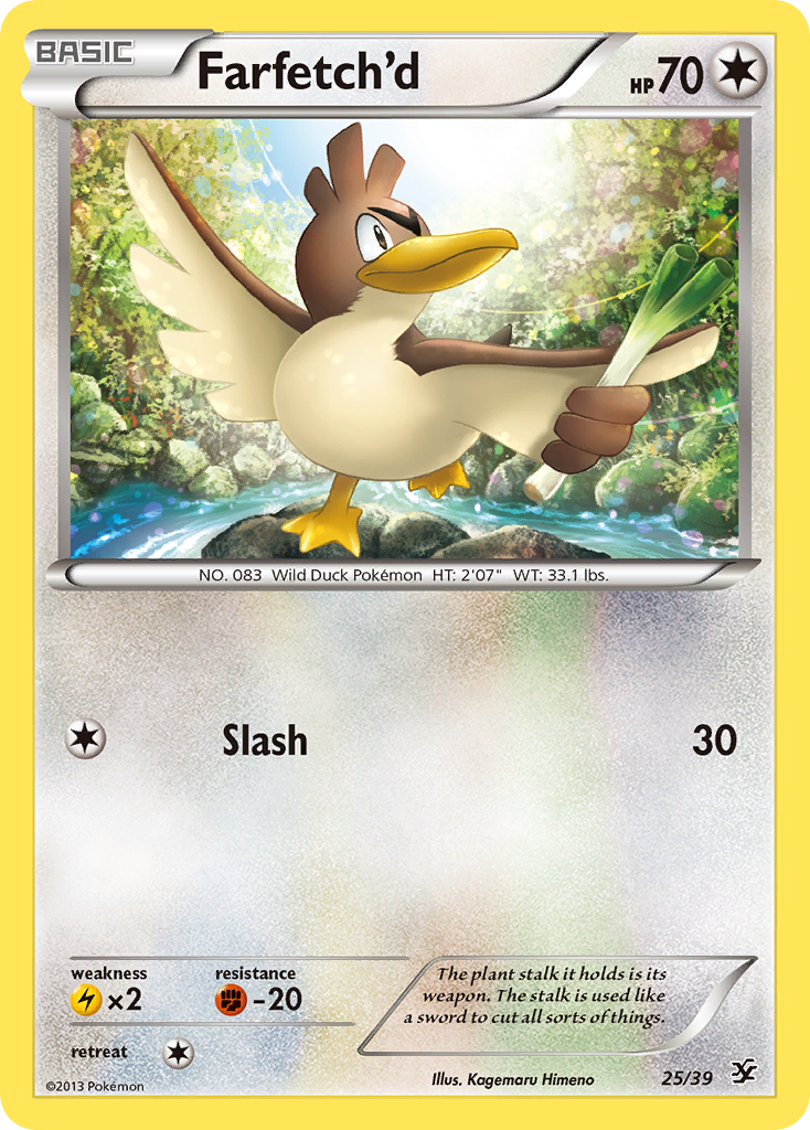 Farfetch'd (25/39) [XY: Kalos Starter Set] | Rock City Comics