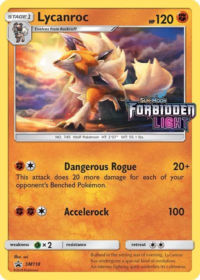 Lycanroc (SM118) (Prerelease Promo) [Sun & Moon: Black Star Promos] | Rock City Comics