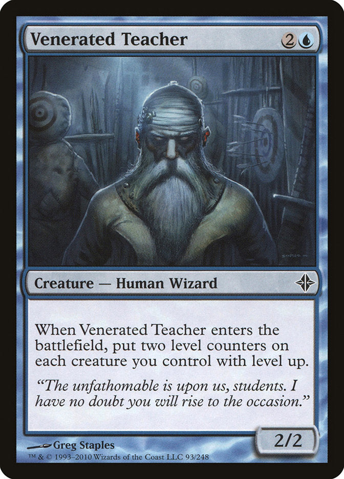 Venerated Teacher [Rise of the Eldrazi] | Rock City Comics