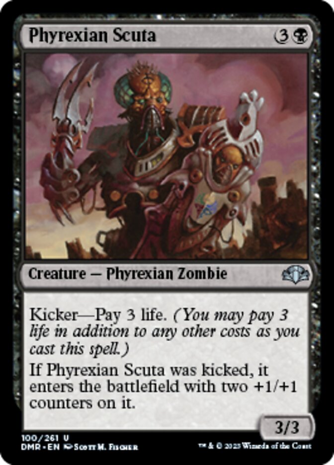 Phyrexian Scuta [Dominaria Remastered] | Rock City Comics