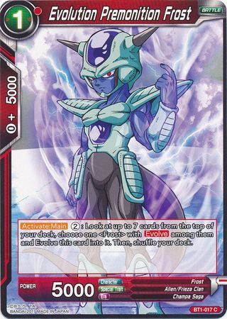 Evolution Premonition Frost [BT1-017] | Rock City Comics