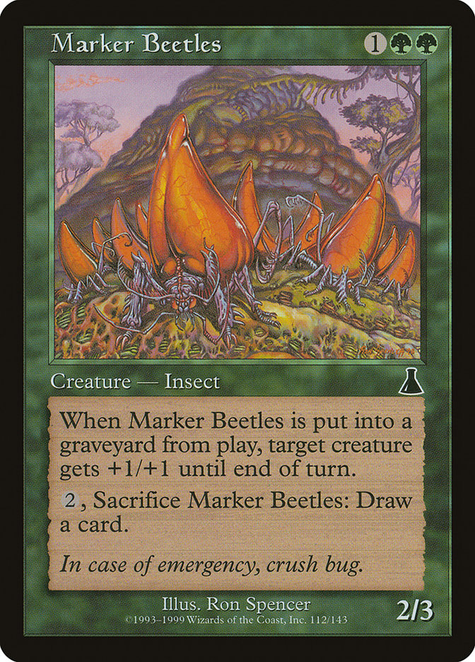 Marker Beetles [Urza's Destiny] | Rock City Comics