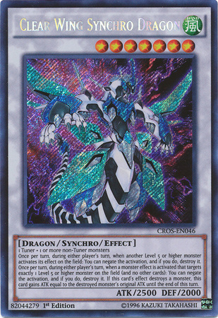 Clear Wing Synchro Dragon [CROS-EN046] Secret Rare | Rock City Comics