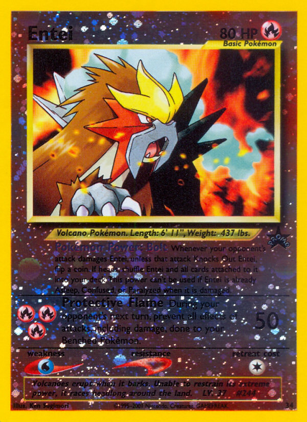 Entei (34) [Wizards of the Coast: Black Star Promos] | Rock City Comics