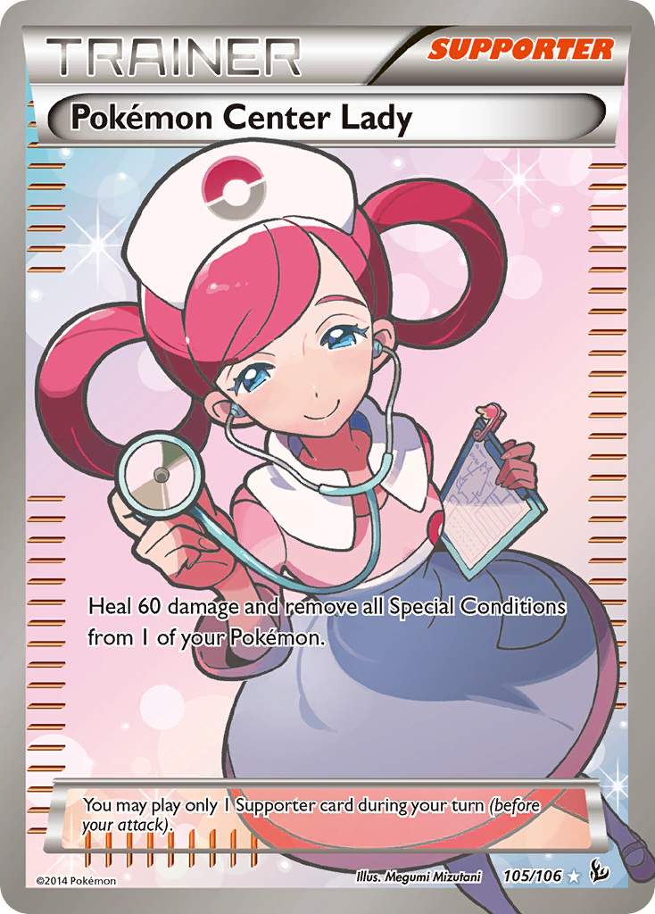 Pokemon Center Lady (105/106) [XY: Flashfire] | Rock City Comics