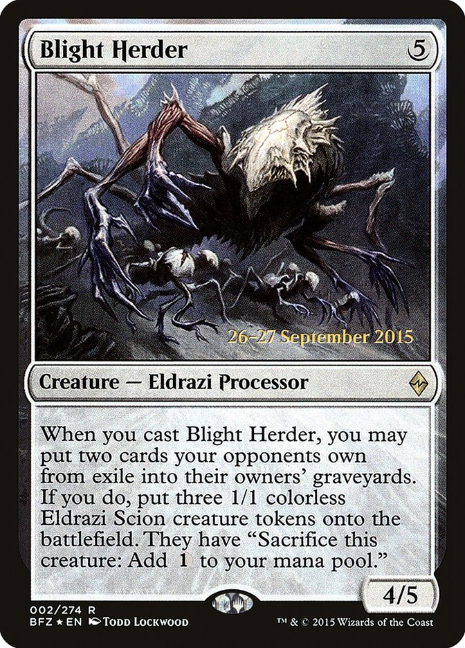 Blight Herder  [Battle for Zendikar Prerelease Promos] | Rock City Comics