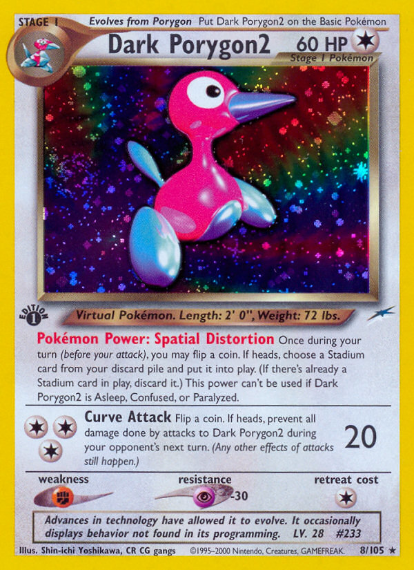 Dark Porygon2 (8/105) [Neo Destiny 1st Edition] | Rock City Comics