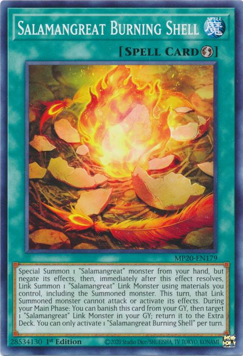 Salamangreat Burning Shell [MP20-EN179] Common | Rock City Comics