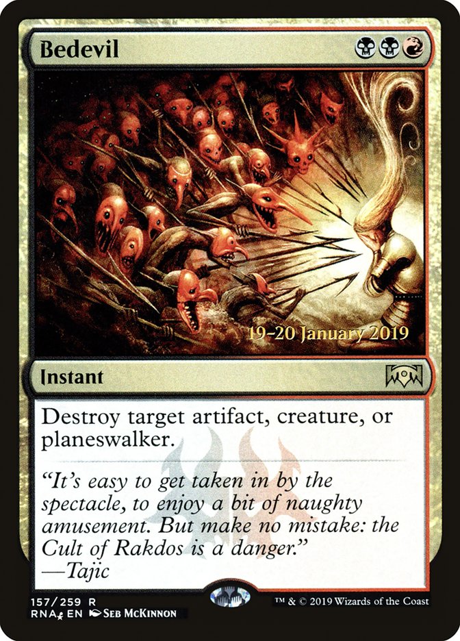 Bedevil [Ravnica Allegiance Prerelease Promos] | Rock City Comics