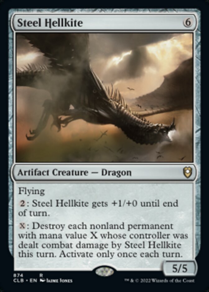 Steel Hellkite [Commander Legends: Battle for Baldur's Gate] | Rock City Comics