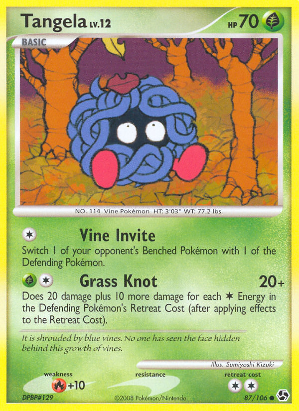 Tangela (87/106) [Diamond & Pearl: Great Encounters] | Rock City Comics