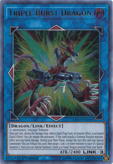 Triple Burst Dragon [EXFO-EN044] Ultra Rare | Rock City Comics