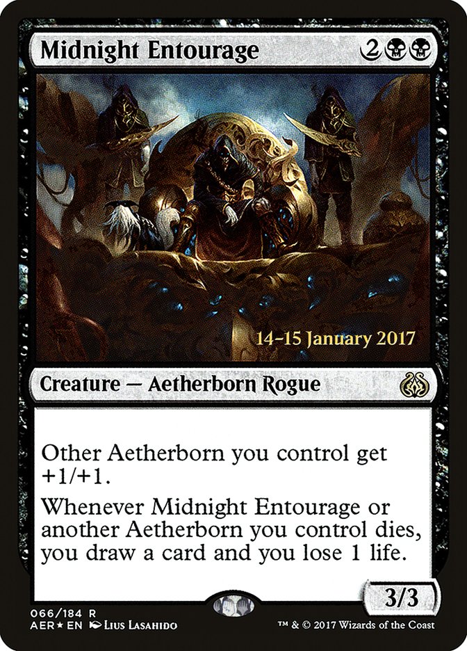 Midnight Entourage  [Aether Revolt Prerelease Promos] | Rock City Comics