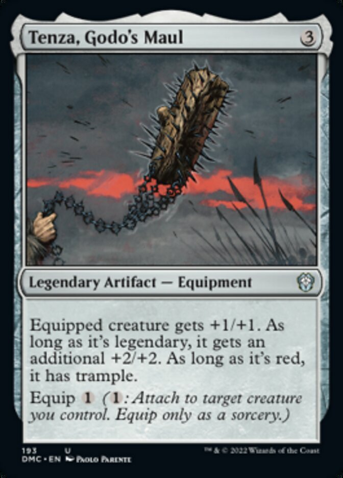 Tenza, Godo's Maul [Dominaria United Commander] | Rock City Comics