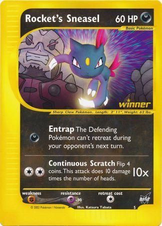 Rocket's Sneasel (5) (Jumbo Card) [Best of Promos] | Rock City Comics