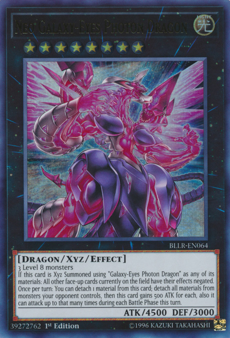 Neo Galaxy-Eyes Photon Dragon [BLLR-EN064] Ultra Rare | Rock City Comics