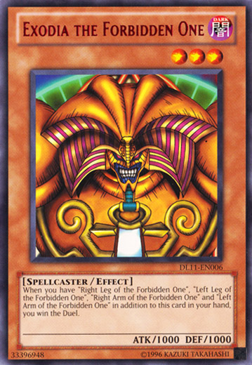 Exodia the Forbidden One (Red) [DL11-EN006] Rare | Rock City Comics